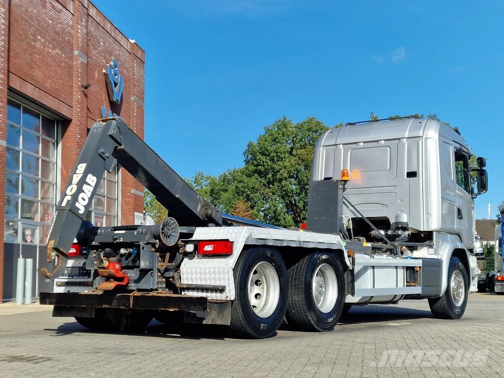 Scania R520 V8 6x2 - JOAB 20T Hooklift - Retarder - 4.50 Hook lift trucks