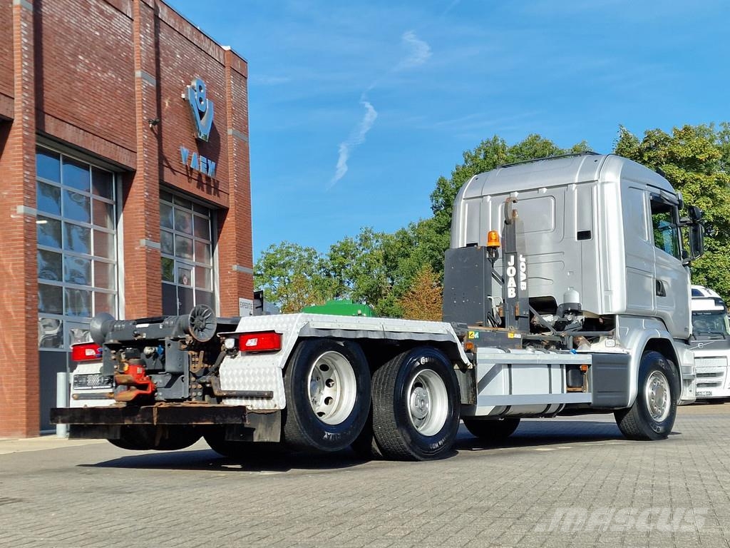 Scania R520 V8 6x2 - JOAB 20T Hooklift - Retarder - 4.50 Hook lift trucks