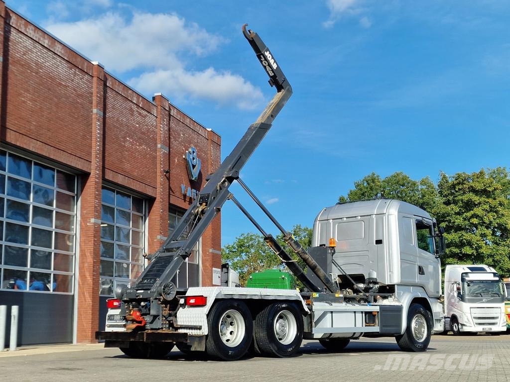 Scania R520 V8 6x2 - JOAB 20T Hooklift - Retarder - 4.50 Hook lift trucks