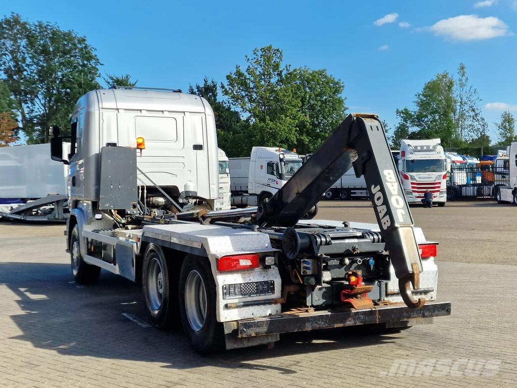 Scania R520 V8 6x2 - JOAB 20T Hooklift - Retarder - 4.50 Hook lift trucks