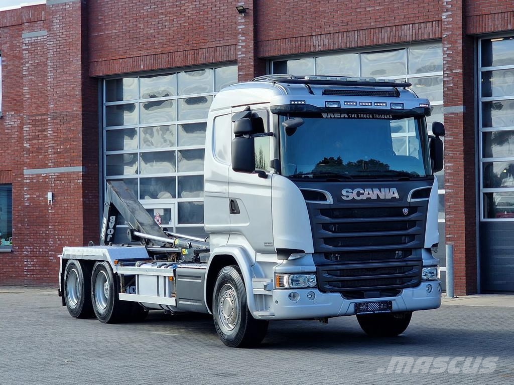 Scania R520 V8 6x2 - JOAB 20T Hooklift - Retarder - 4.50 Hook lift trucks