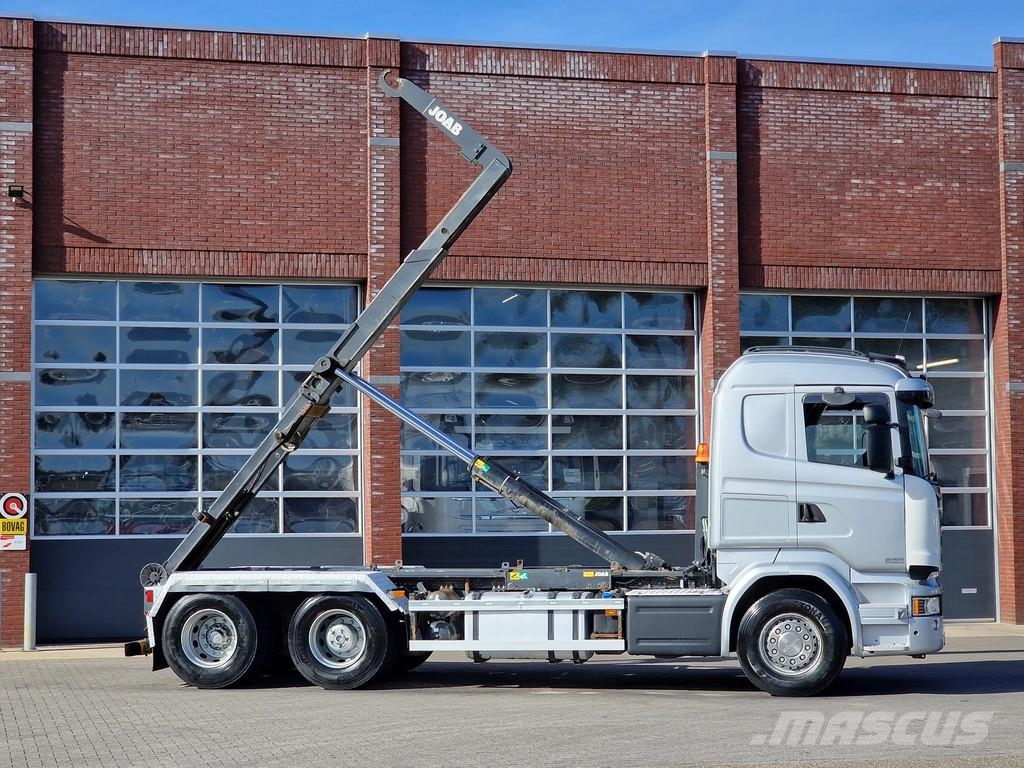 Scania R520 V8 6x2 - JOAB 20T Hooklift - Retarder - 4.50 Hook lift trucks