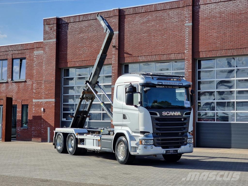 Scania R520 V8 6x2 - JOAB 20T Hooklift - Retarder - 4.50 Hook lift trucks