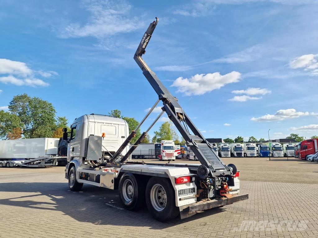 Scania R520 V8 6x2 - JOAB 20T Hooklift - Retarder - 4.50 Hook lift trucks