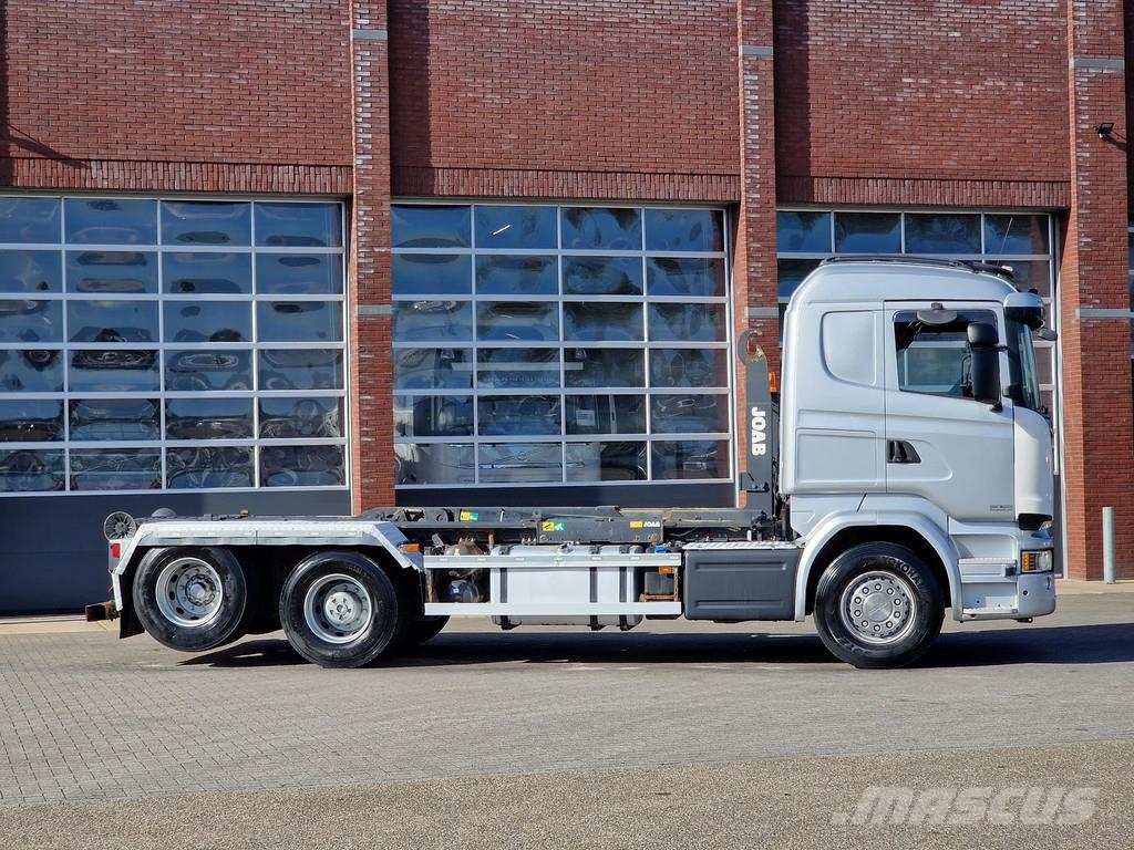Scania R520 V8 6x2 - JOAB 20T Hooklift - Retarder - 4.50 Hook lift trucks