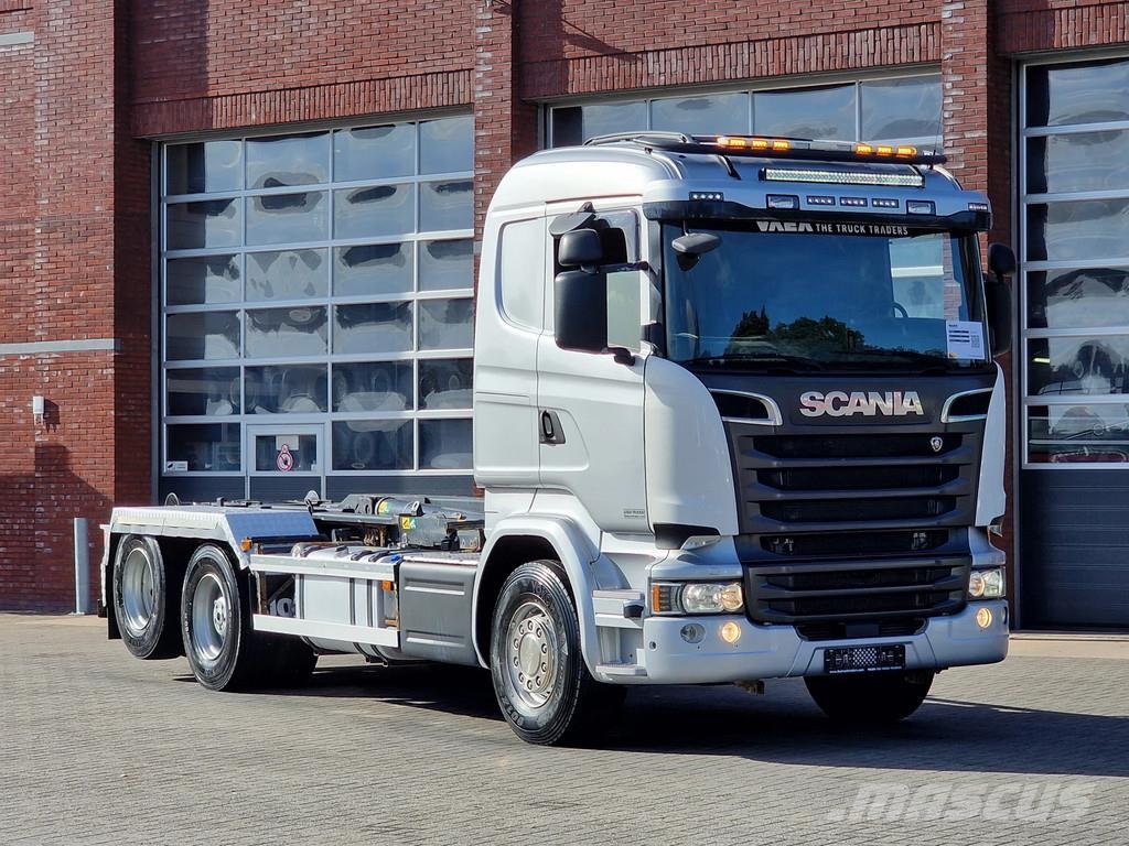 Scania R520 V8 6x2 - JOAB 20T Hooklift - Retarder - 4.50 Hook lift trucks