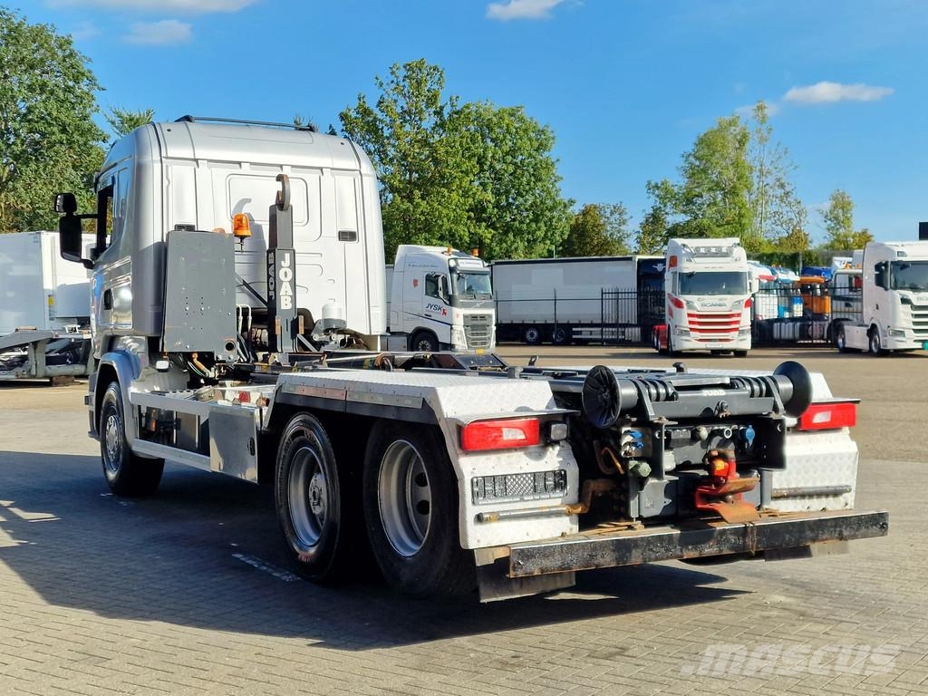 Scania R520 V8 6x2 - JOAB 20T Hooklift - Retarder - 4.50 Hook lift trucks