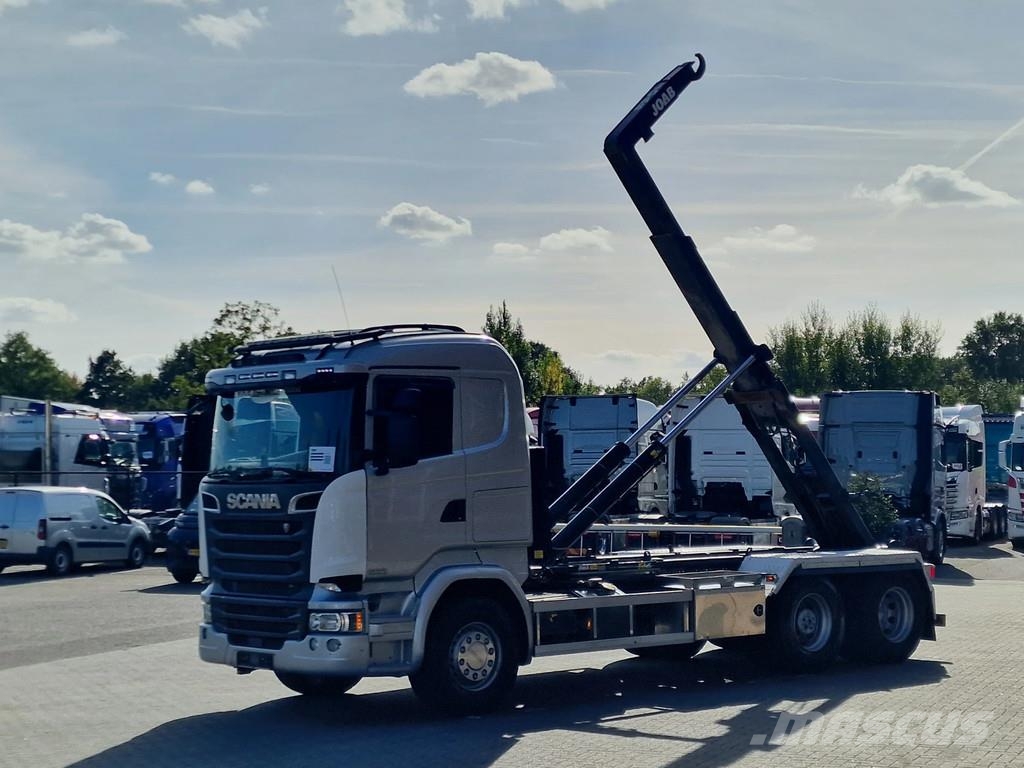 Scania R520 V8 6x2 - JOAB 20T Hooklift - Retarder - 4.50 Hook lift trucks