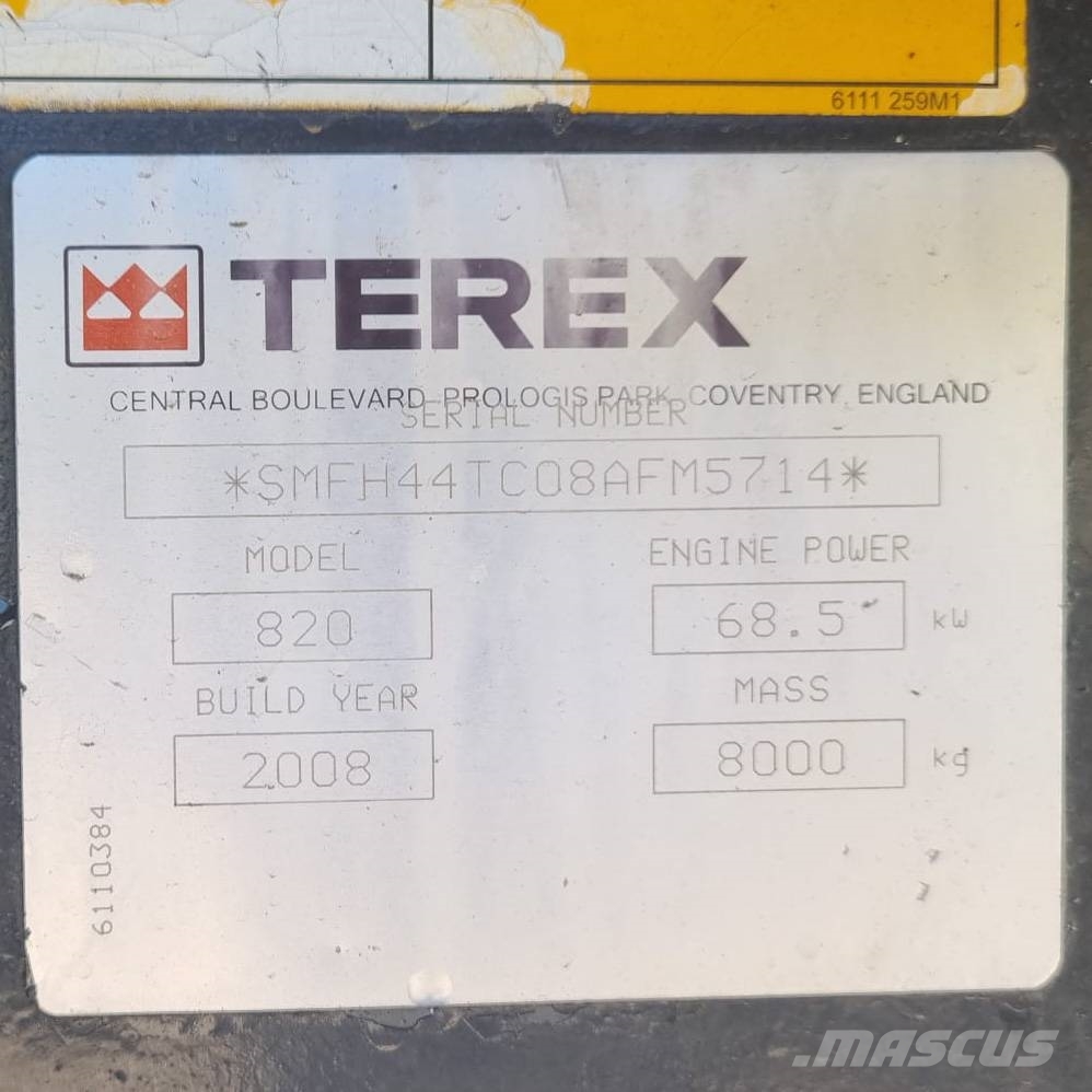 Terex 820 Retrocargadoras