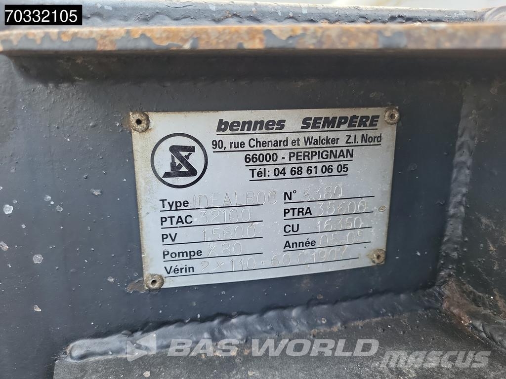 MAN TGA 35.390 8X4 19m3 tipper Steelsuspension Big-Axl Kipper