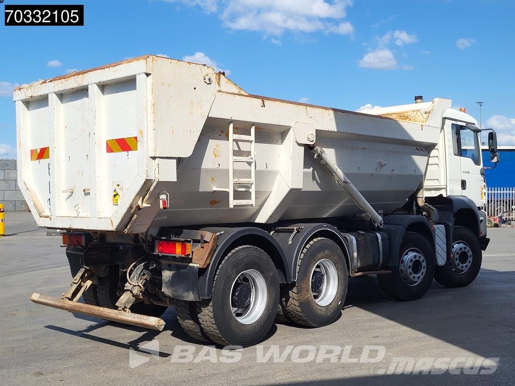 MAN TGA 35.390 8X4 19m3 tipper Steelsuspension Big-Axl Kipper