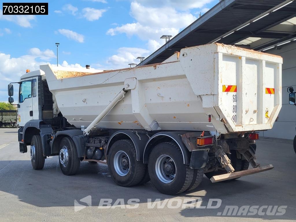 MAN TGA 35.390 8X4 19m3 tipper Steelsuspension Big-Axl Kipper