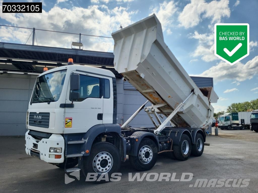 MAN TGA 35.390 8X4 19m3 tipper Steelsuspension Big-Axl Kipper