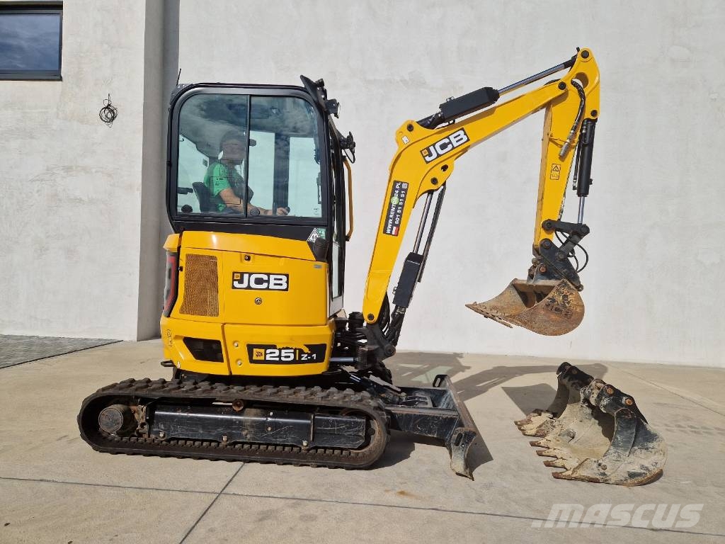 JCB 25 Z-1 jak WACKER CAT KUBOTA RZ148 소형 굴삭기 7톤 미만