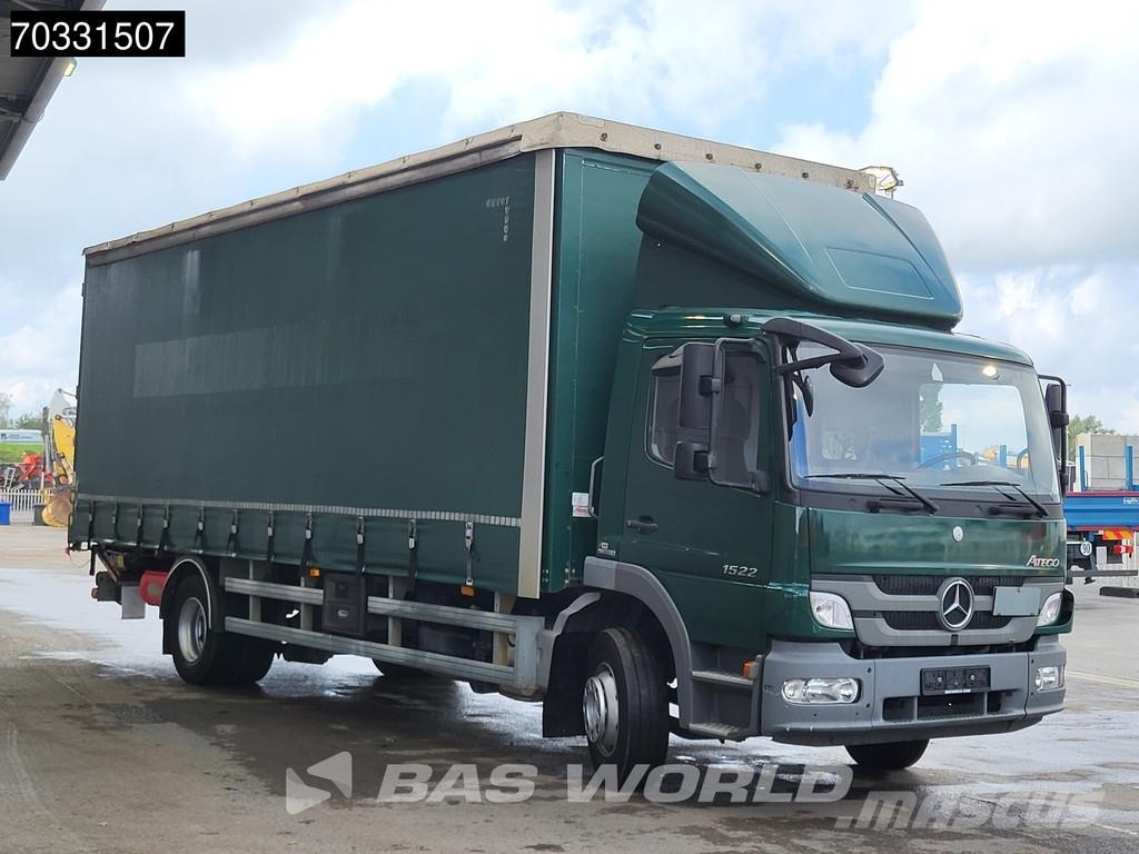 Mercedes-Benz Atego 1522 4X2 15t Curtainsides 1500kg LBW Manual Schuifzeilopbouw