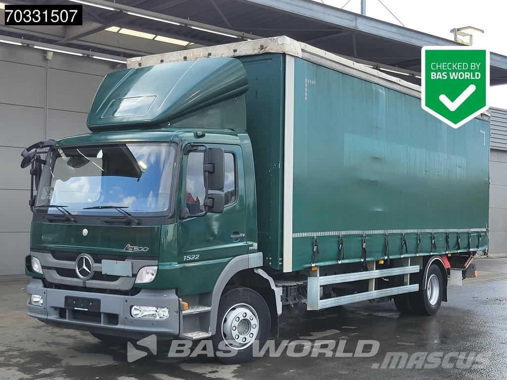 Mercedes-Benz Atego 1522 4X2 15t Curtainsides 1500kg LBW Manual Schuifzeilopbouw