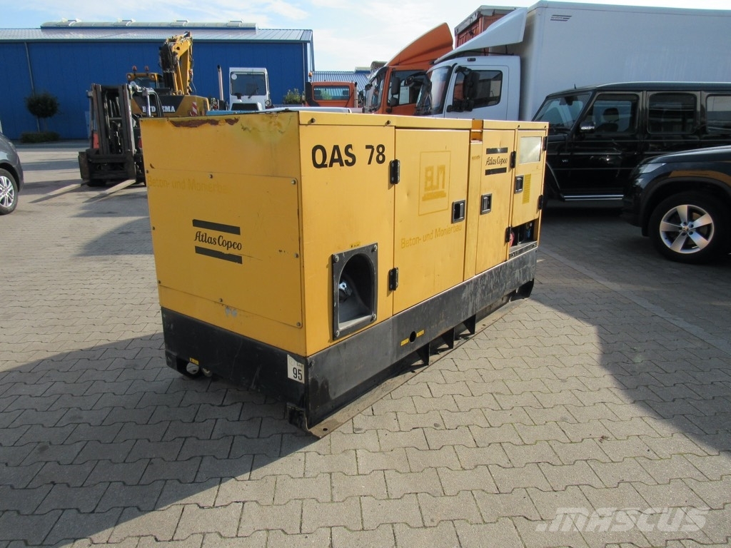 Atlas Copco QAS 78 PDS Stromaggregat / 69 KVA/ Elektro Start Diiselgeneraatorid
