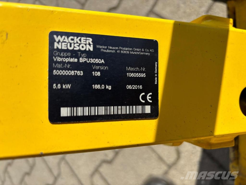 Wacker Neuson BPU3050A Placas compactadoras