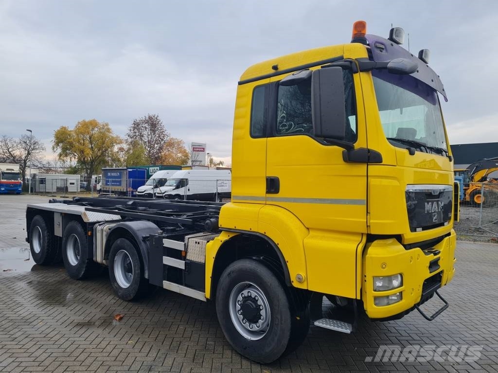 MAN WVT TGS 42.440 8X6 훅 리프트 트럭