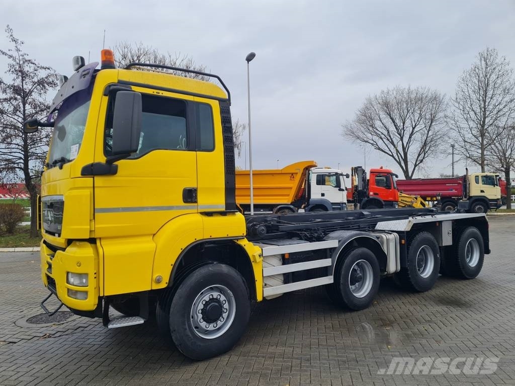 MAN WVT TGS 42.440 8X6 훅 리프트 트럭