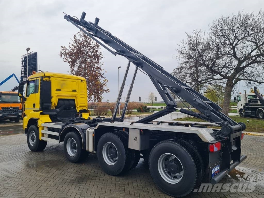 MAN WVT TGS 42.440 8X6 훅 리프트 트럭