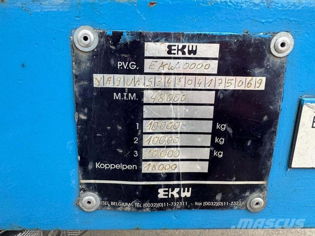 EKW RO-48T3AHG 3 AXLE STEERING BPW - EXTENDABLE Madelpoolhaagised