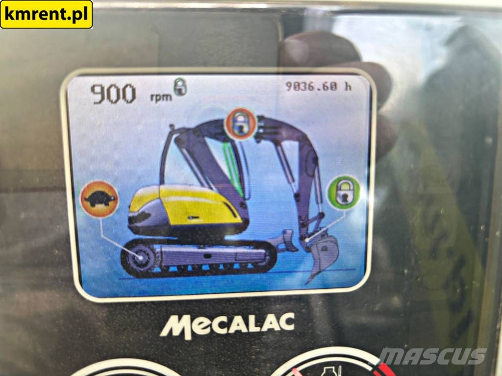 Mecalac 8 MCR MINI-KOPARKA 2010R | MECALAC 6 MCR, JCB 8065 Minigraafmachines < 7t
