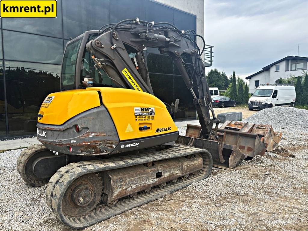 Mecalac 8 MCR MINI-KOPARKA 2010R | MECALAC 6 MCR, JCB 8065 Minigraafmachines < 7t