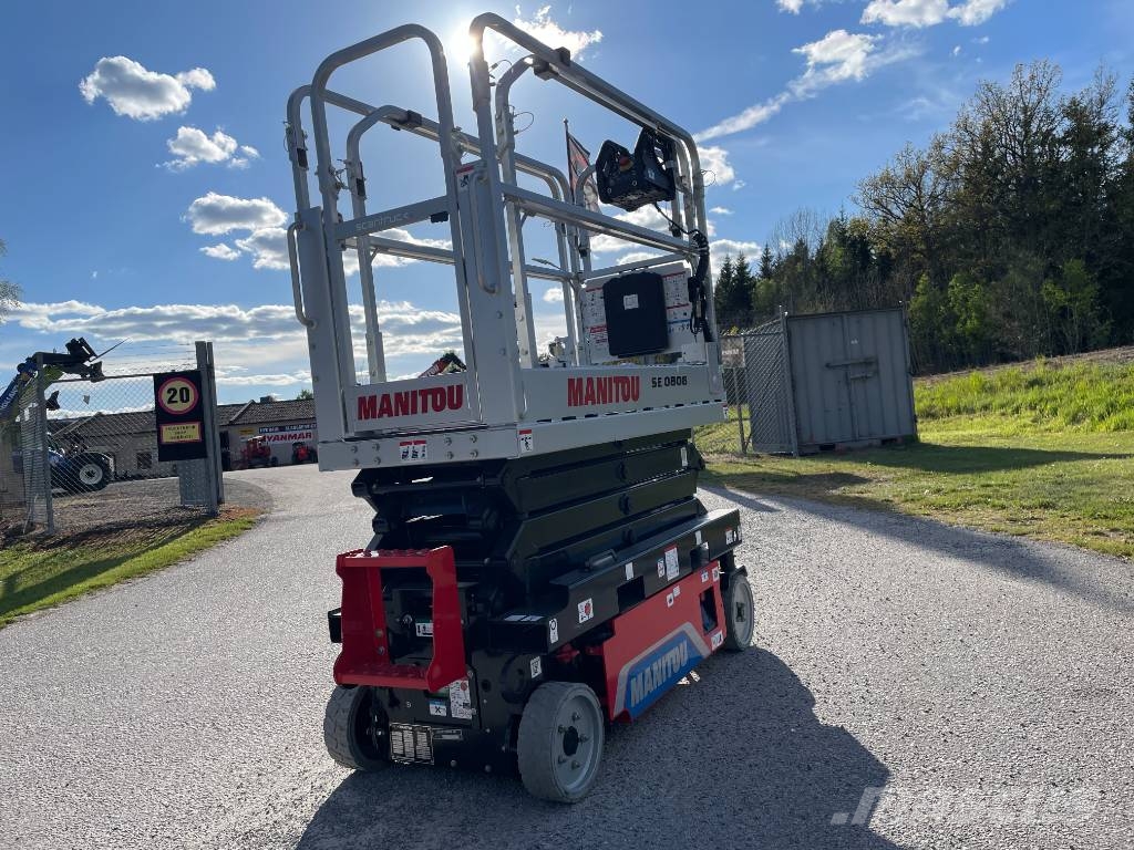 Manitou SE 0808 Elektrisk Saxlift omgående leverans! Platforme foarfeca