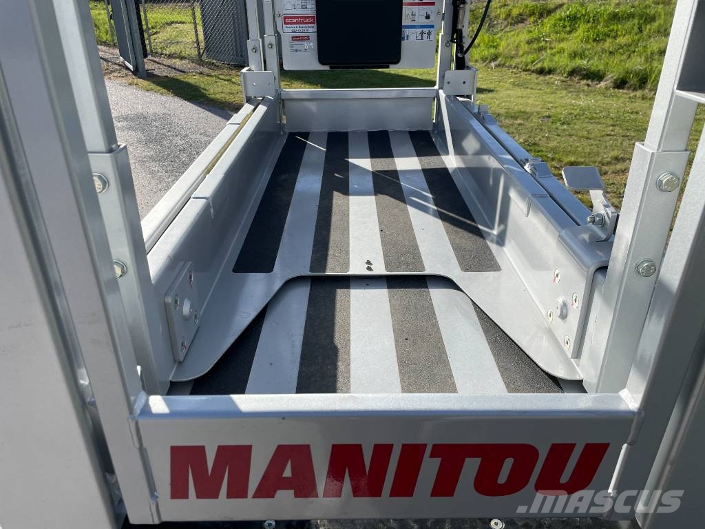 Manitou SE 0808 Elektrisk Saxlift omgående leverans! Platforme foarfeca