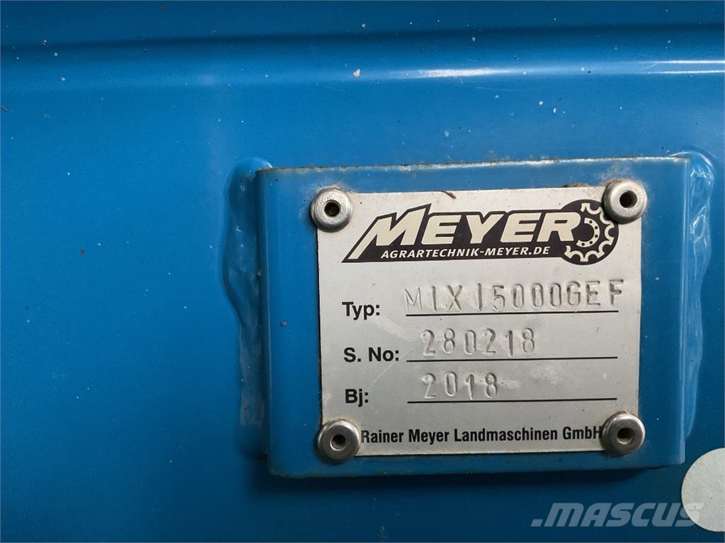 Meyer MIXI 5000 GEF Srutų cisternos