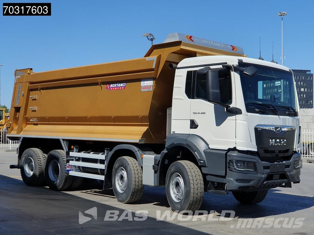 MAN TGS 41.480 8X4 NEW! 26m3 Tipper Full Steel Big-Axl Bañeras basculantes usadas
