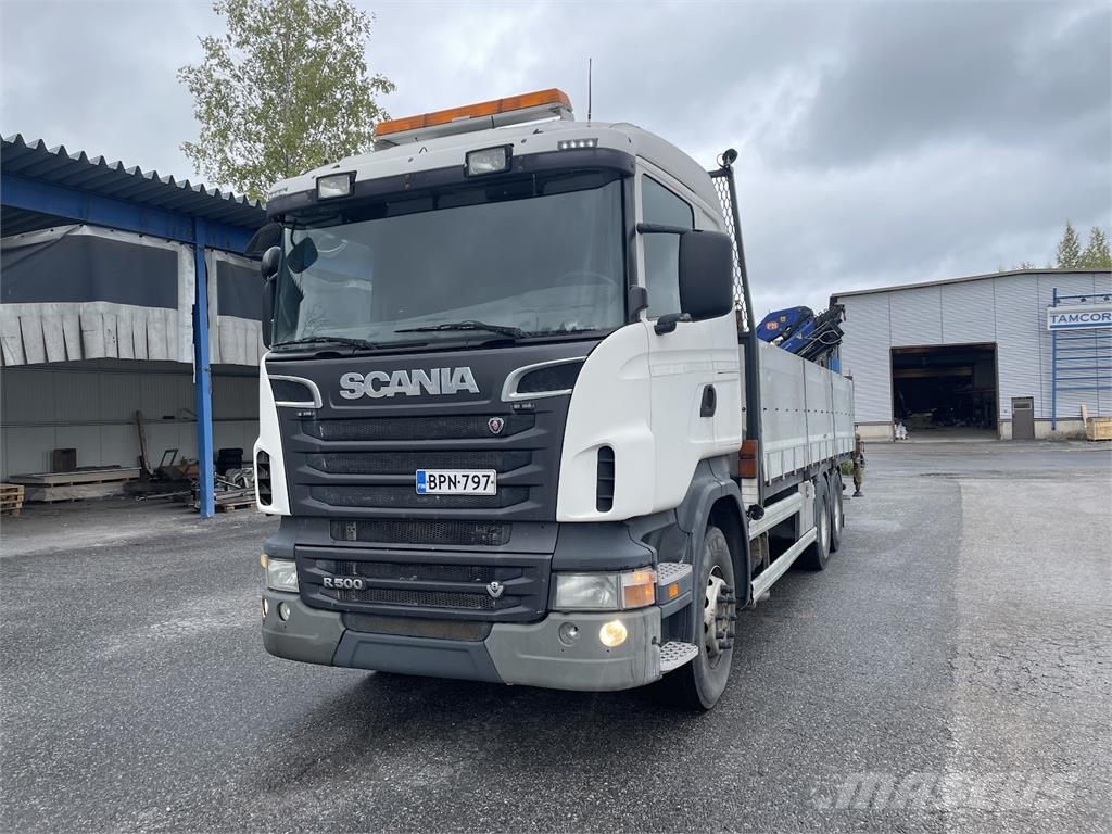 Scania R500 Smagās mašīnas ar celtni