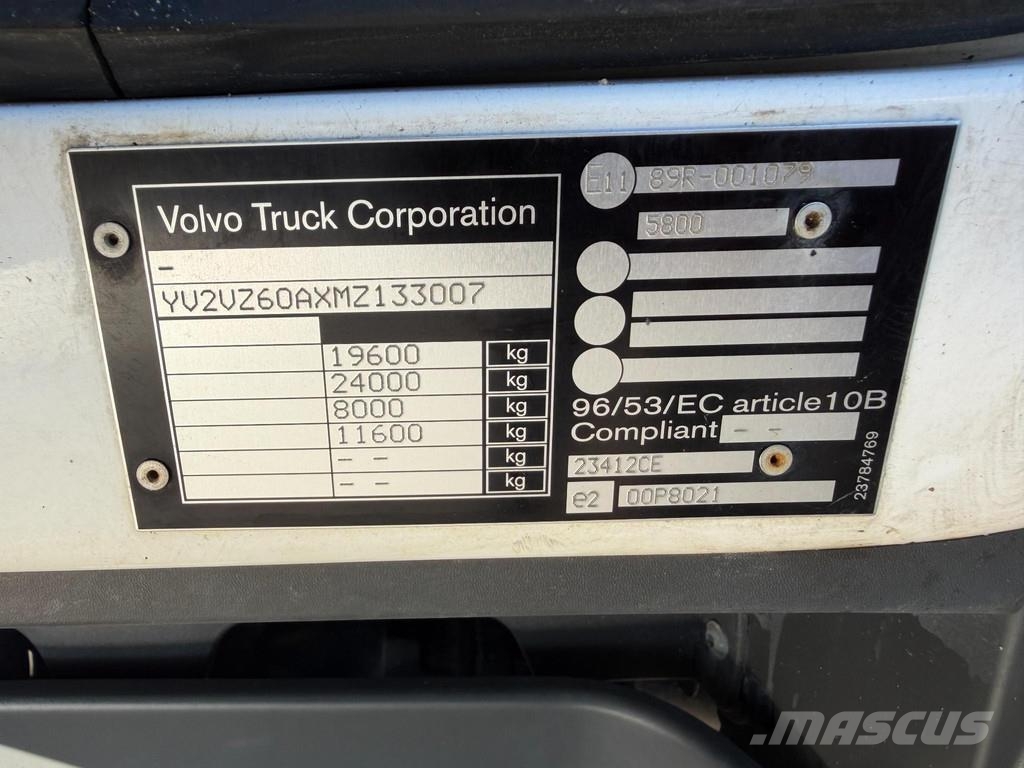 Volvo FE350 4X2 EURO6 + SIDE OPENING + BOX HEATING Sanduk kamioni