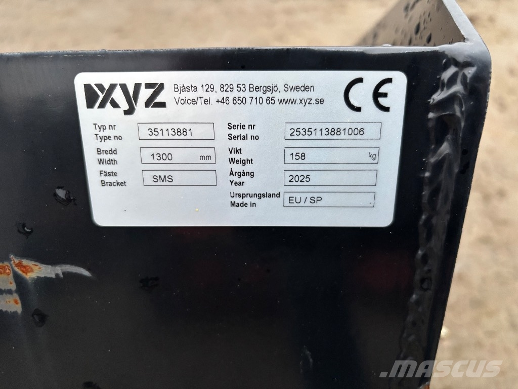 Xyz trima SMS 130 Planeringsskopa 前端裝載機配件