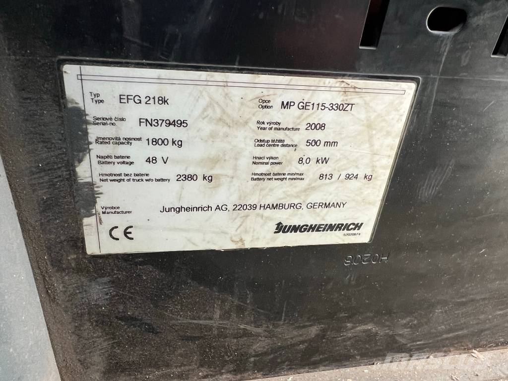 Jungheinrich EFG 218K Empilhadores eléctricos