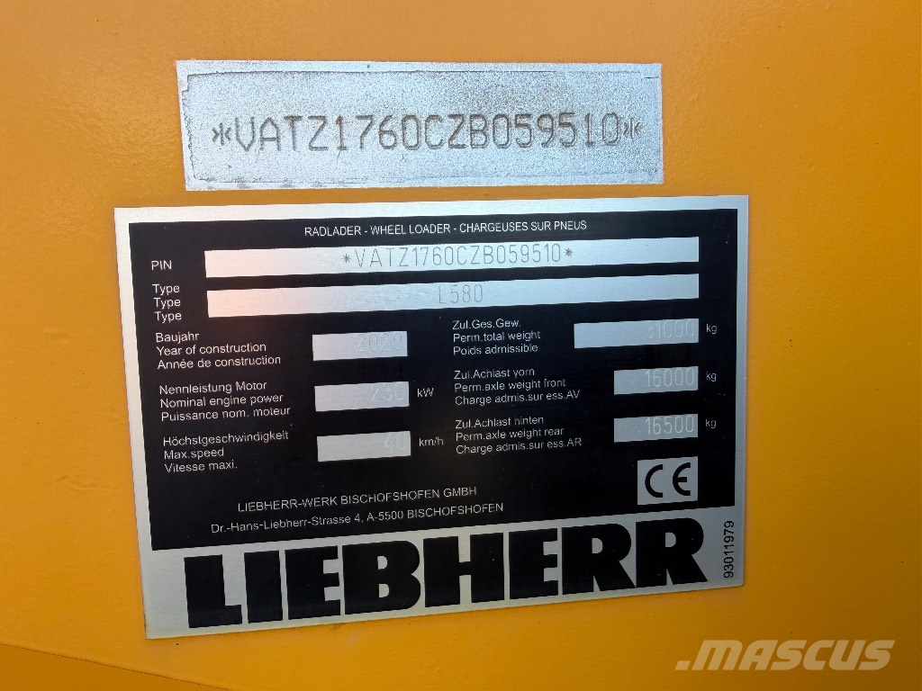 Liebherr L 580 X-Power لوادر بعجل