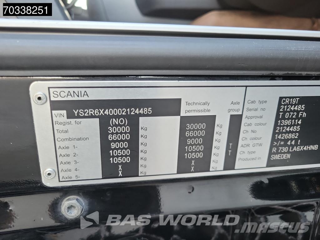 Scania R730 R 6X4 V8 Retarder APK 09-2027 ADR ACC Leather Nyergesvontatók