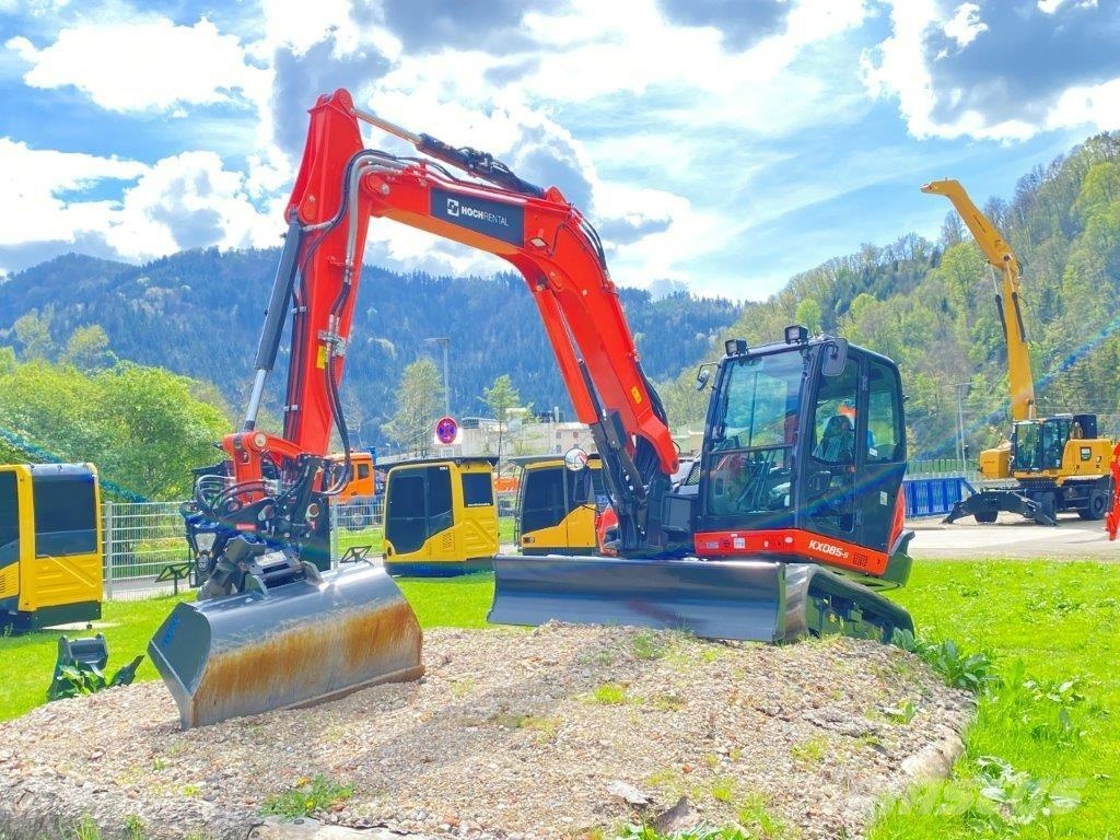 Kubota KX085-5 GL OilQuick EC209 TILTROTATOR OQ45-5 NEU 中型挖掘机