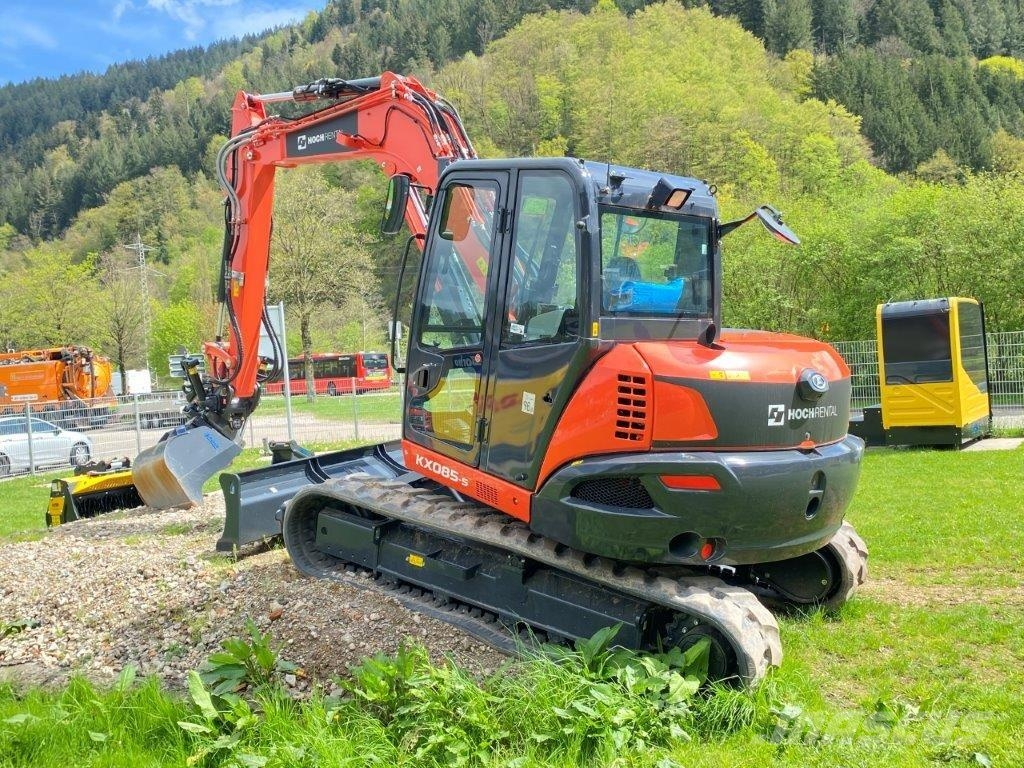 Kubota KX085-5 GL OilQuick EC209 TILTROTATOR OQ45-5 NEU 中型挖掘机