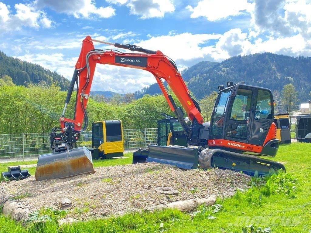 Kubota KX085-5 GL OilQuick EC209 TILTROTATOR OQ45-5 NEU 中型挖掘机