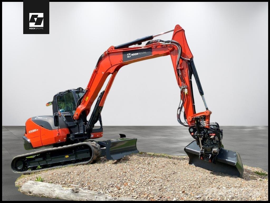 Kubota KX085-5 GL OilQuick EC209 TILTROTATOR OQ45-5 NEU 中型挖掘机