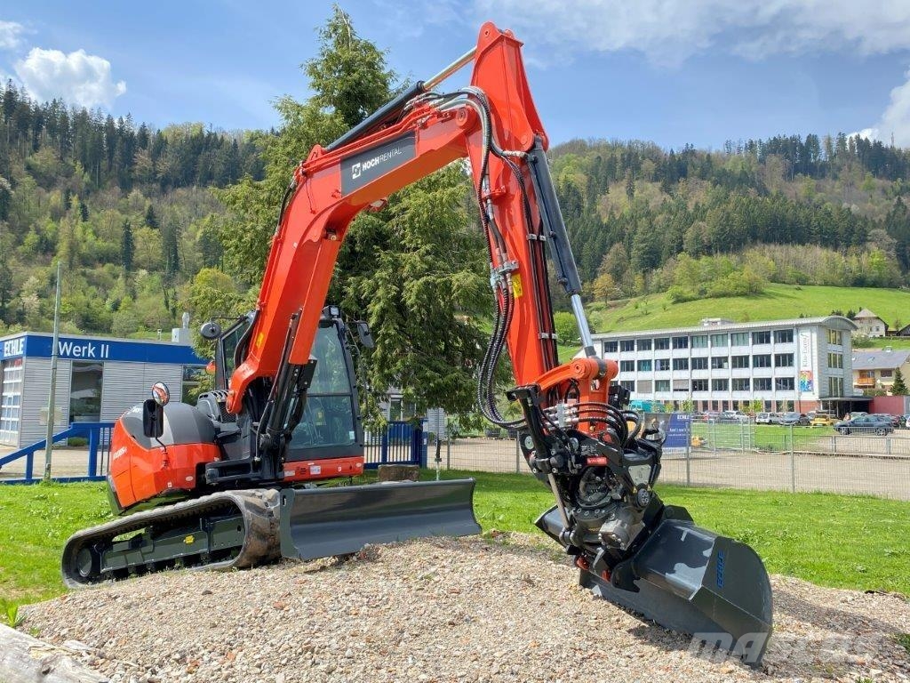 Kubota KX085-5 GL OilQuick EC209 TILTROTATOR OQ45-5 NEU 中型挖掘机