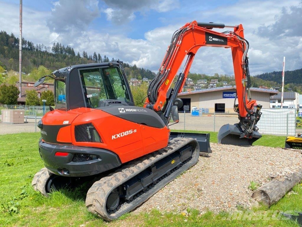 Kubota KX085-5 GL OilQuick EC209 TILTROTATOR OQ45-5 NEU 中型挖掘机
