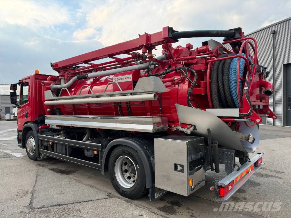 Scania P280 4x2 Simon Moos SLS1648 8.000 l. Combi Kombi vozila/ vakum kamioni