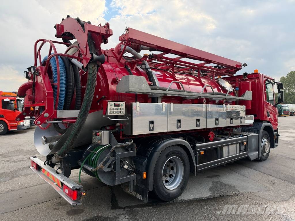 Scania P280 4x2 Simon Moos SLS1648 8.000 l. Combi Kombi vozila/ vakum kamioni