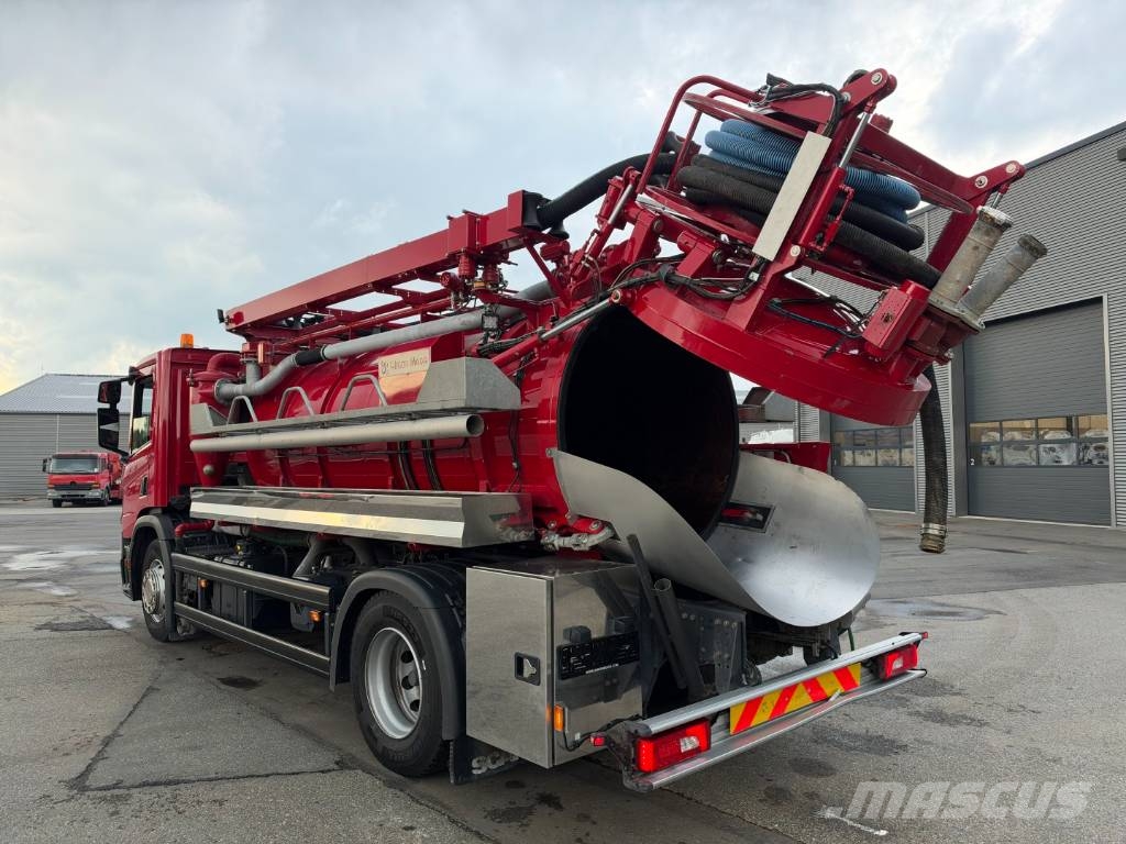 Scania P280 4x2 Simon Moos SLS1648 8.000 l. Combi Kombi vozila/ vakum kamioni