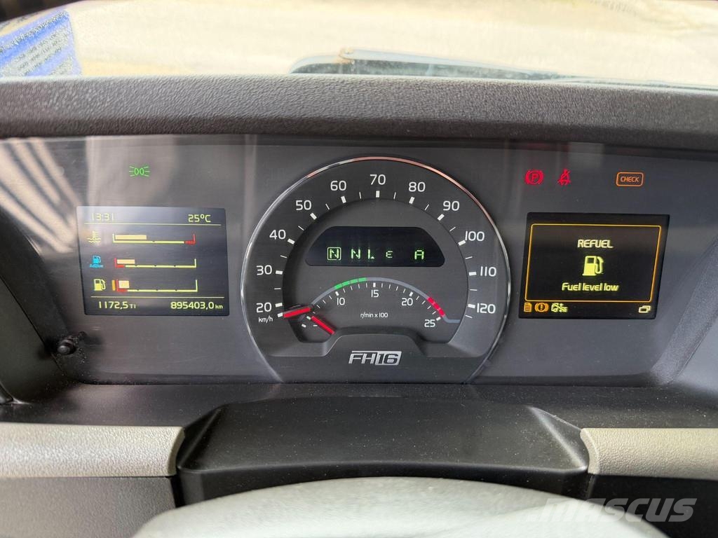 Volvo FH16 750 6X4 EURO5 + PALFINGER PK18002-EH Sunkvežimiai su dengtu kėbulu
