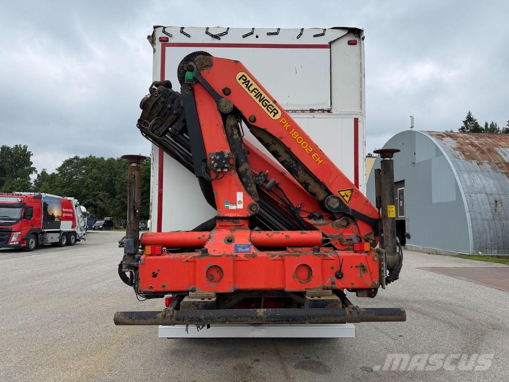 Volvo FH16 750 6X4 EURO5 + PALFINGER PK18002-EH Sunkvežimiai su dengtu kėbulu