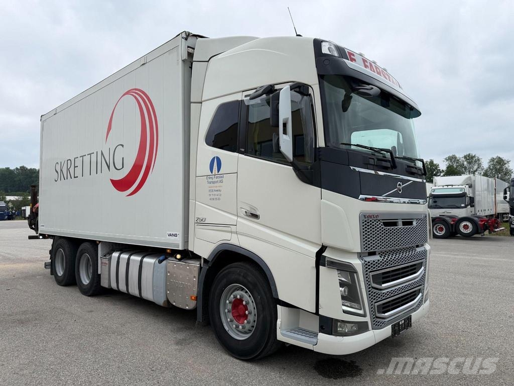 Volvo FH16 750 6X4 EURO5 + PALFINGER PK18002-EH Sunkvežimiai su dengtu kėbulu